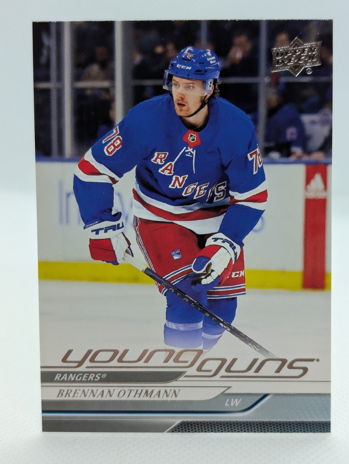 2024-25 Upper Deck Series 1 Brennan Othmann Young Guns RC #206 New York Rangers