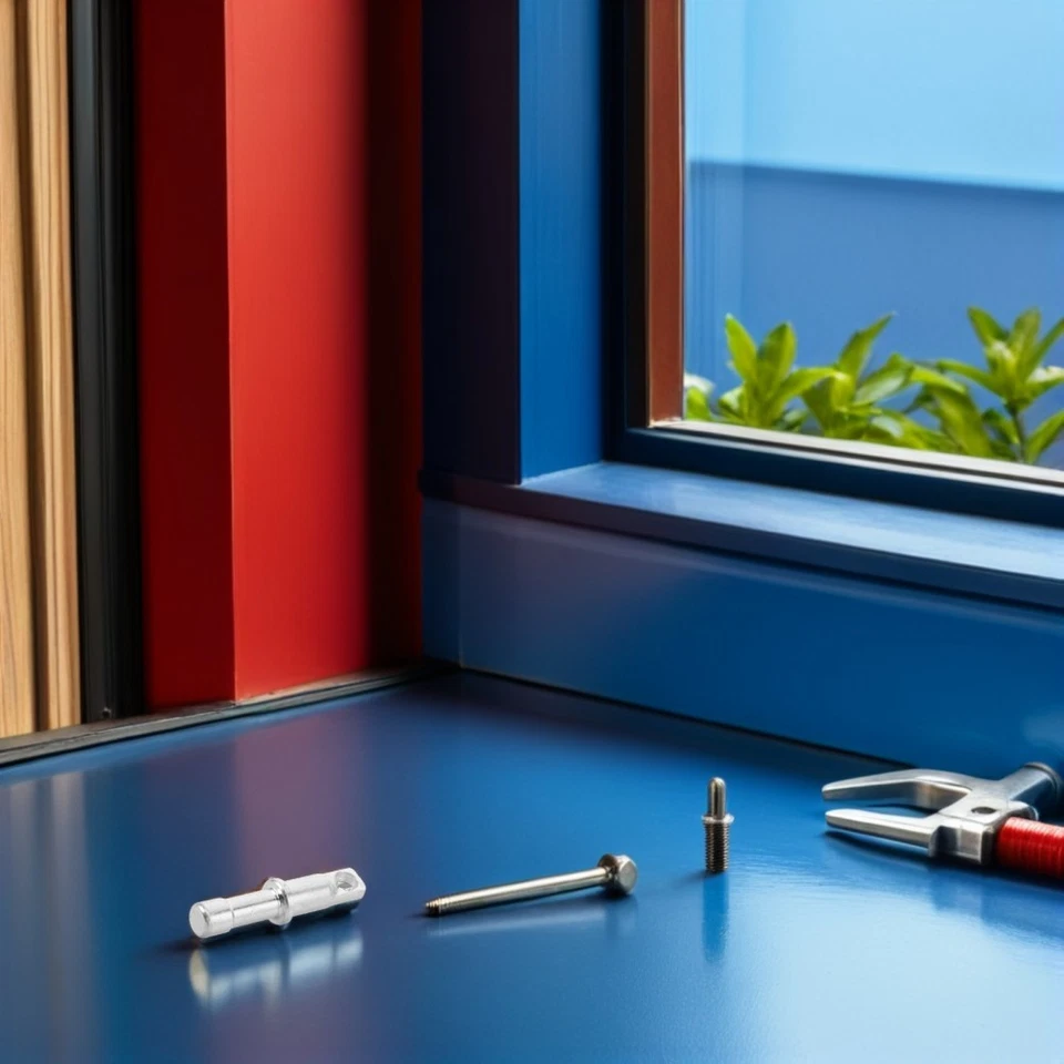  10 pezzi di tappi terminali di ricambio in lega di alluminio argento per pali - Immagine 4 di 4