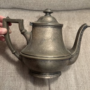 Vintage Silver Soldered Teapot 1505