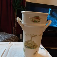 Aynsley Edwardian Kitchen Garden Vase Pail. Vintage approx 8 Inches Tall VGC