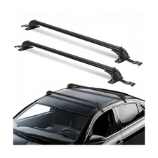 TeqHome 43" Universal Roof Cross Bars - Lockable, 165lb Capacity