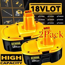 2PACK 18V For Dewalt 18 VOLT XRP Ni-MH 7.0Ah Battery DC9099 DC9096 DC9098 NEW
