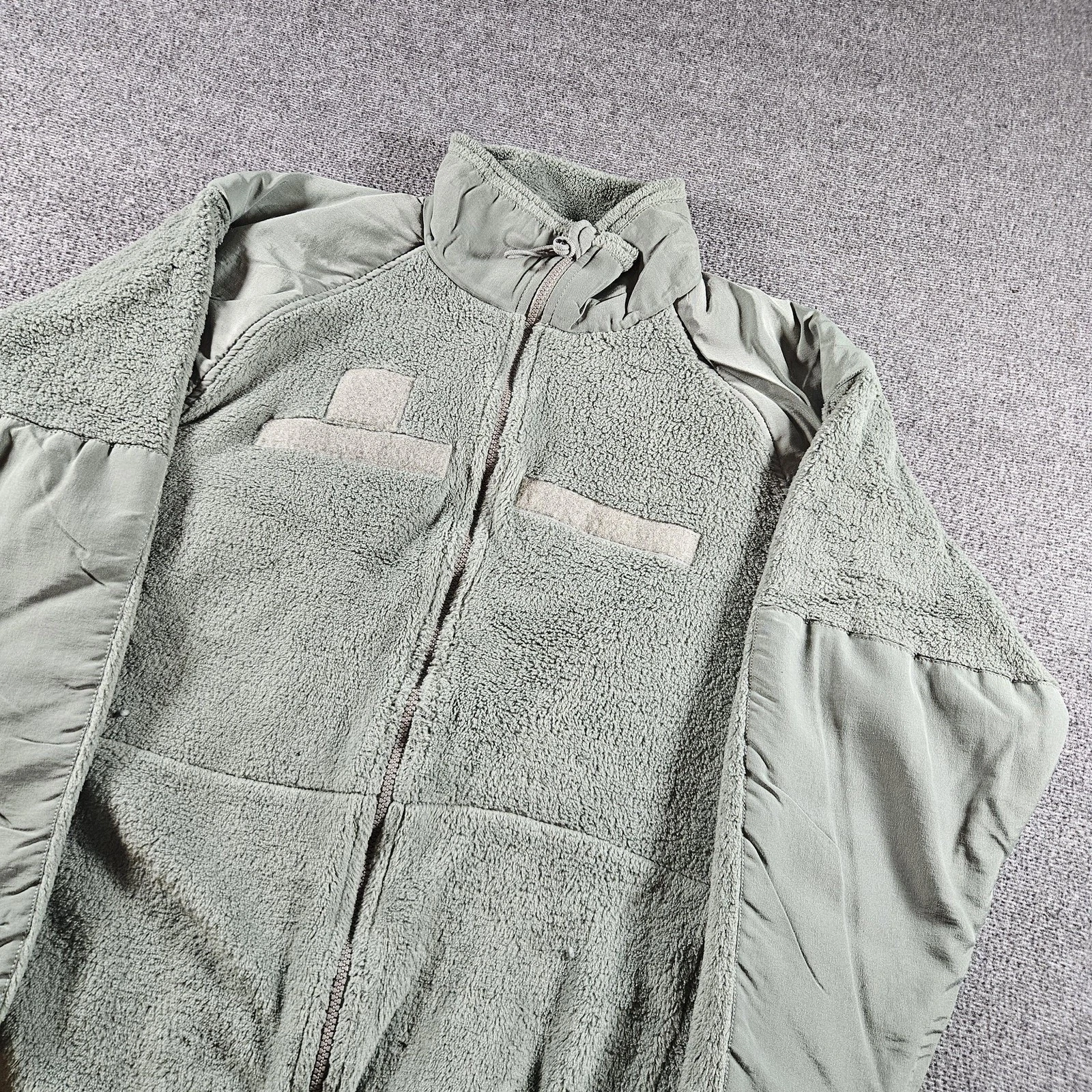 Peckham Fleece Jacket Mens Large Green Cold Weather Gen III Military USGI