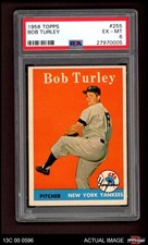 1958 Topps #255 Bob Turley Yankees CYAw PSA 6 - EX/MT