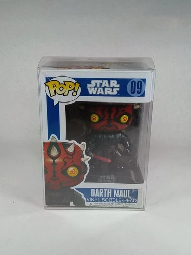 FUNKO Pop! 2011 Star Wars Darth Maul 09 BLUE BOX LARGE FONT W/PRO