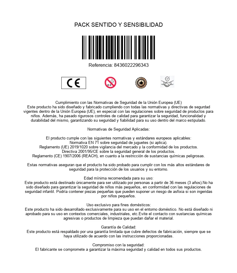 PACK SENTIDO Y SENSIBILIDAD - Imagen 3 de 3