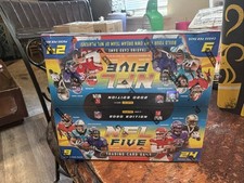 Booster Panini NFL Five Football Factory 2020 scellé 24 paquets par boîte !