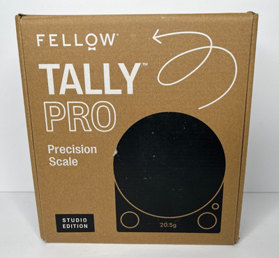 Fellow Tally Pro Studio Digital Coffee Scale - Precision Scale with Glass Top...