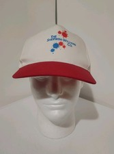 Vintage NISSIN White & Red Sherwin Williams Paint Adjustable Trucker Hat