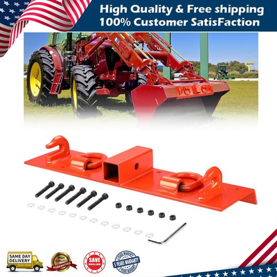 #ad Heavy Duty Tractor Grab Hooks Bolt On Compact Tractor Bucket Hooks 2quot; Receiver $38.99