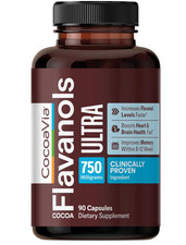 CocoaVia Memory Brain Supplement, 750mg Cocoa Flavanols, 30-Day