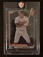 2024 Bowman Chrome Samuel Basallo #BCP-232 (RC) Black Shimmer Reptilian 9/10