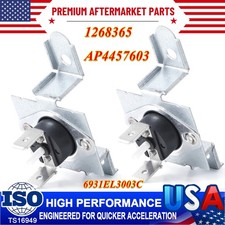 2Pack Dryer High Limit Thermostat for LG Kenmore AP4457603 6931EL3003C PS3530484