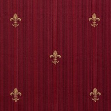 Cyrus Ruby Red Woven Pattern Upholstery Fabric by the Yard