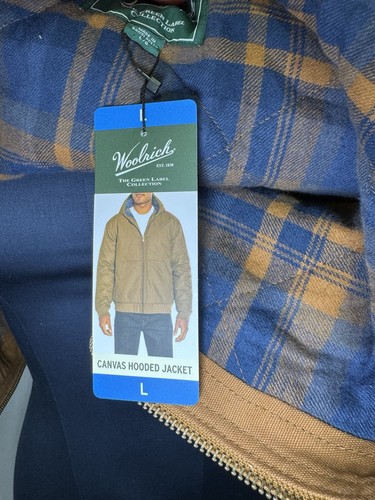 Woolrich Men's Canvas Hooded Jacket Size Large | eBay