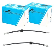2X RAP BRAKES BREMSSCHLAUCH BREMSSCHLÄUCHE VORNE passend für RENAULT CLIO MODUS 