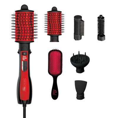 Conair Knot Doctor 7-piece Detangling Hot Air Brush with Titanium Technology NEW