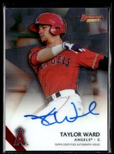 2015 Bowman's Best of 2015 Autographs Taylor Ward Auto Los Angeles Angels