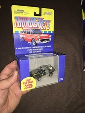 Johnny Lightning ThunderJets Buick Grand National Chrome Pull-Back Action New