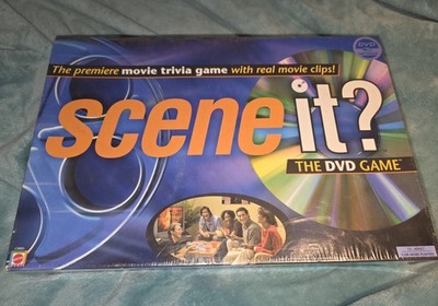 Scene It? NIB Sealed   Movie Trivia 1st Edition DVD Game By Mattel 2003