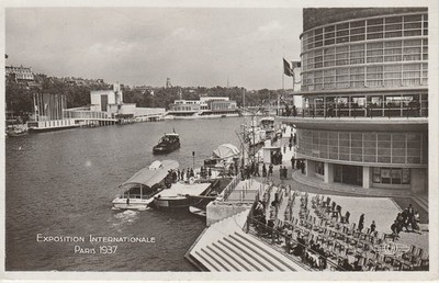 AK Expos. Internat. Paris 1937. Vue d'ensemble. ... Pavillon de la Belgique 
