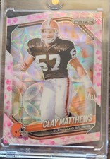 2025 Panini Prizm - Clay Matthews #251 Choice Cherry Blossom Prizm 01/15