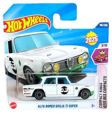 Hot Wheels Alfa Romeo Giulia TI Super Compact 7/10 2025 195/250 1:64 Modellauto