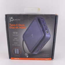 J5 create Type-C Dock Dual 4K HDMI Docking Station JCD3198