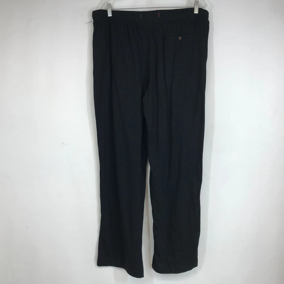 TOMMY BAHAMA - MEN'S XL - BLACK DRAWSTRING WAIST COTTON BLEND LOUNGE PANTS - Image 4 of 4