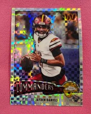 2025 Topps Chrome Jayden Daniels Throwback X-fractor Parallel Commanders