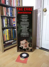 THE CURE DISINTEGRATION LYRIC SHEET POSTER, GOTH, BOY'S DON'T CRY