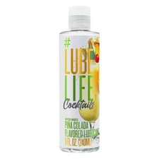 LubeLife Water-Based Pi a Colada Flavored Lubricant, 8 Fl Oz Pack of 1 