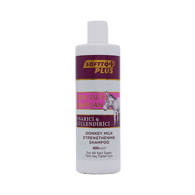 Softto+Plus Eselsmilch-Shampoo   Reparatur, Feuchtigkeit & Glanz für jedes Haar