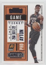 2020-21 Panini Contenders Game Ticket Blue 48/49 DeAndre Ayton #16 0q3