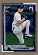 2024 Topps Bowman Chrome #BDC-173 Griffin Herring 1st Bowman Chrome