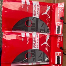 PUMA Boys Tagless Stretch Boxer Briefs 3-Pack