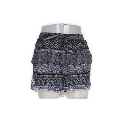 Airisa, Pyjamashorts, Größe: M/L, Blau/Schwarz/Weiß/Mehrfarbig, Viskose #xPC