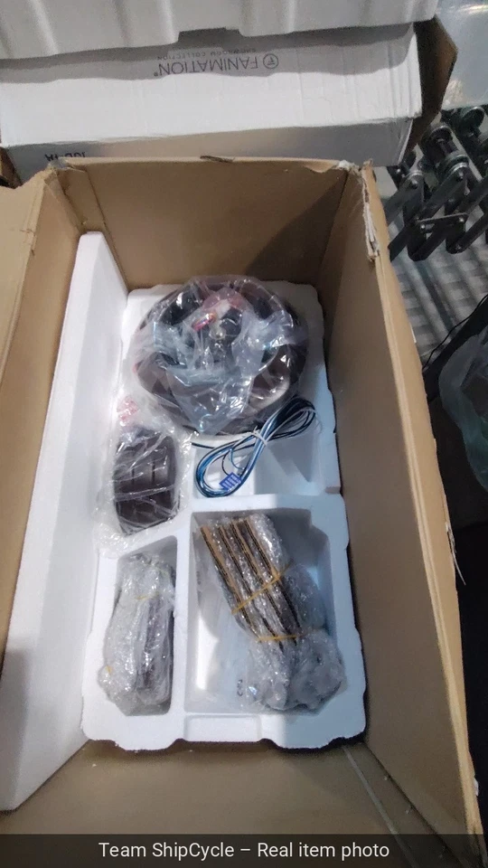 Ventilador de techo exterior Fanimation FP7500RS 52 Windpointe en óxido con bambú ovalado G1N Foto 4 de 4