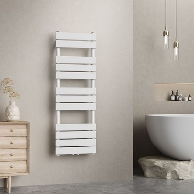 Handtuchheizkörper Voss Weiß 120x40cm Lamellen [neu.haus]