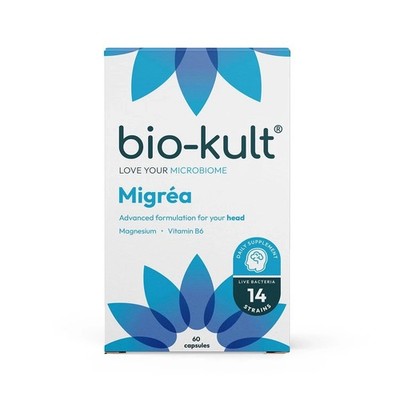 Bio-Kult Migrea Advanced Multi-Action Formel 60 Kapseln EXP 07,27 KOSTENLOSER VERSAND + VERPACKUNG