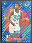 2025 Topps Finest Basketball Blue X-Fractor Brandon Miller #248