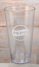 Pepsi 20 Oz Clear plastic tumbler cup restaurant New