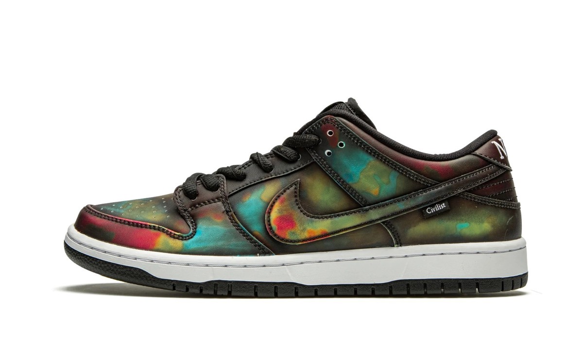 100% Authentic CIVILIST Nike SB Dunk Low Pro QS Thermography Size