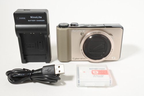 [Near MINT+] Sony Cyber-shot DSC-HX9V Digital Camera Gold 16x Zoom 35 languages