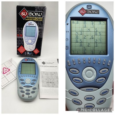 Ryo Electronic SUDOKU Handheld Pocket Travel Logic Number Puzzle Video Game NEW