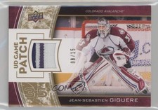 2013-14 Upper Deck Gold 8/15 Jean-Sebastien Giguere #GJ-JG Patch 4f5