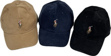 Polo Ralph Lauren Corduroy Baseball Cap Leath...