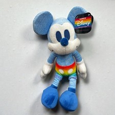 Just Play Disney Rainbow Collection 9" Mickey Mouse Plush Pride NEW 