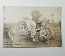 Rare Orig 1906 Photo Vanderbilt Cup Race Hotchkiss & Matching Childs Pedal Car