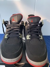 Air Jordan 4 Retro GS  Bred  Size 7Y - 2012